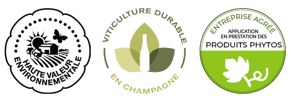 logos HVE viticulture durable et produits phyto