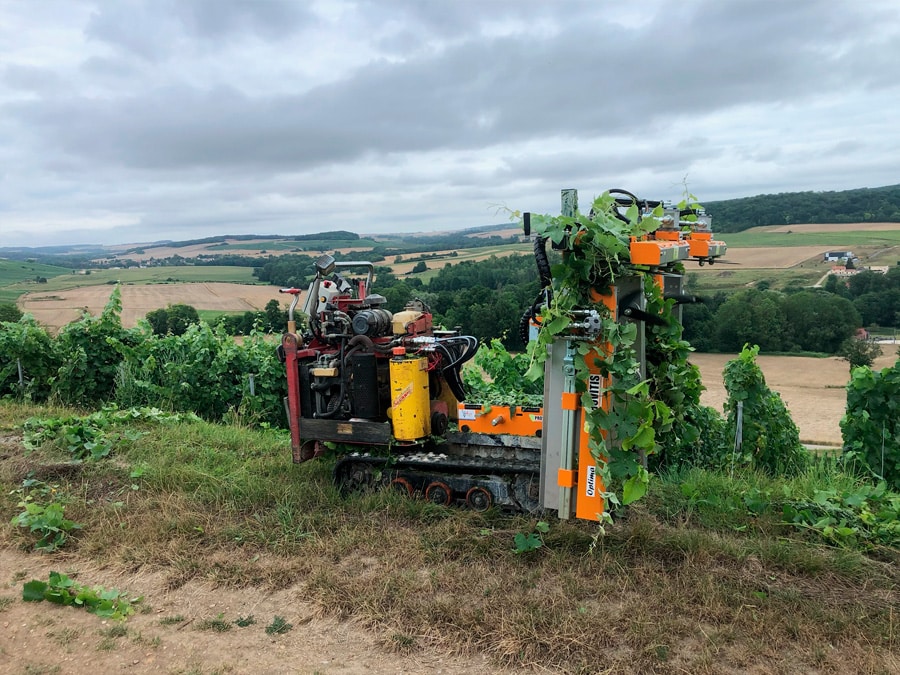Rogneuse double chenillard Chappot Rogneuse double chenillard Chappot